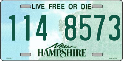 NH license plate 1148573