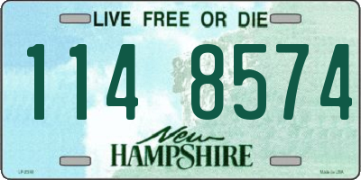 NH license plate 1148574