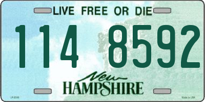 NH license plate 1148592