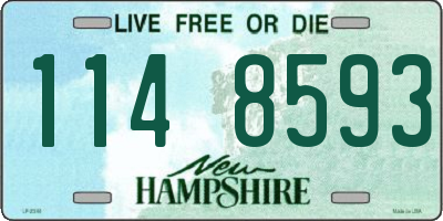 NH license plate 1148593
