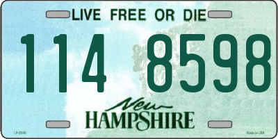 NH license plate 1148598