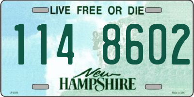 NH license plate 1148602