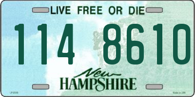 NH license plate 1148610