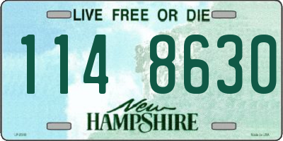 NH license plate 1148630