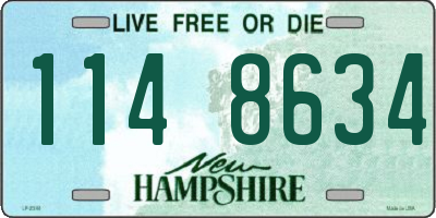 NH license plate 1148634