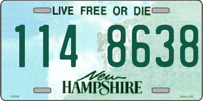NH license plate 1148638