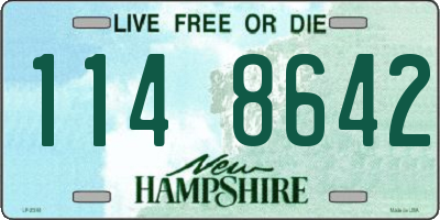 NH license plate 1148642