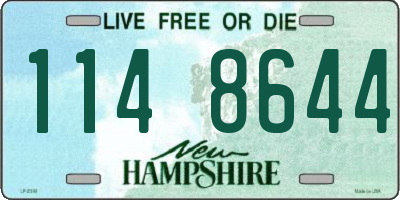 NH license plate 1148644