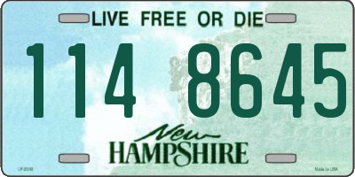 NH license plate 1148645