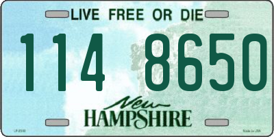 NH license plate 1148650