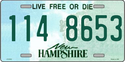 NH license plate 1148653