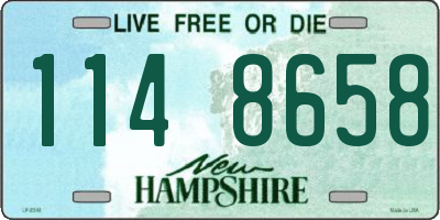 NH license plate 1148658