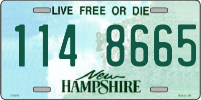 NH license plate 1148665