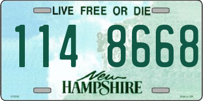 NH license plate 1148668