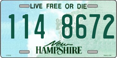 NH license plate 1148672