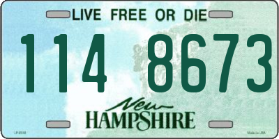 NH license plate 1148673