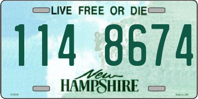 NH license plate 1148674