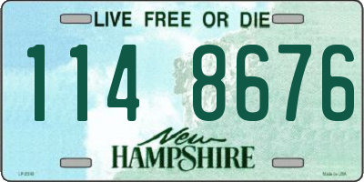 NH license plate 1148676