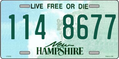 NH license plate 1148677