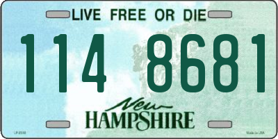 NH license plate 1148681