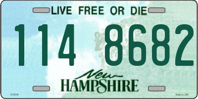 NH license plate 1148682