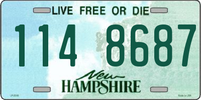 NH license plate 1148687