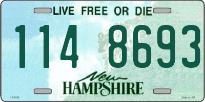 NH license plate 1148693