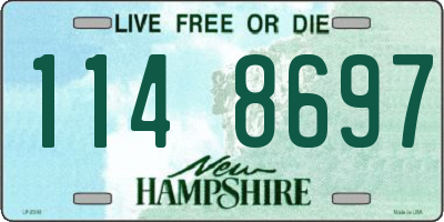 NH license plate 1148697