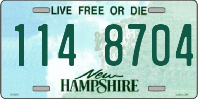 NH license plate 1148704
