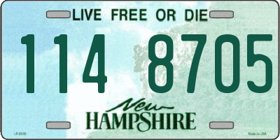 NH license plate 1148705