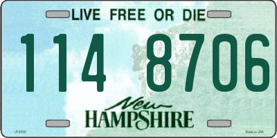 NH license plate 1148706