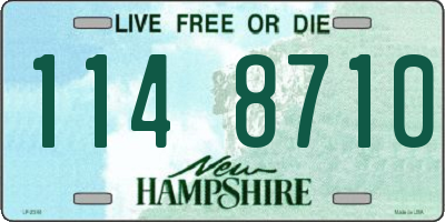 NH license plate 1148710
