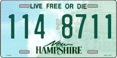 NH license plate 1148711