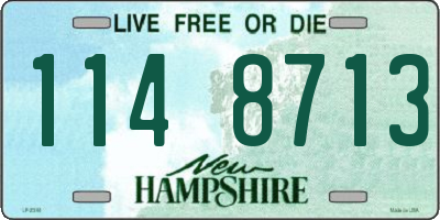NH license plate 1148713
