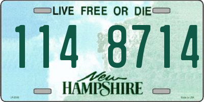 NH license plate 1148714