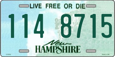 NH license plate 1148715
