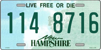 NH license plate 1148716