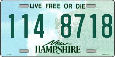 NH license plate 1148718