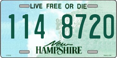 NH license plate 1148720