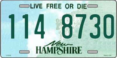 NH license plate 1148730