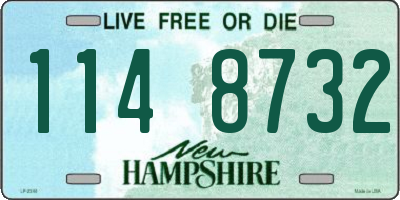 NH license plate 1148732