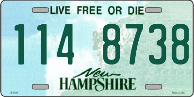 NH license plate 1148738
