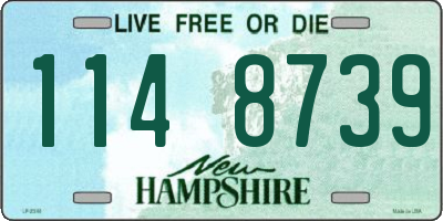 NH license plate 1148739