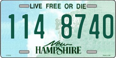 NH license plate 1148740
