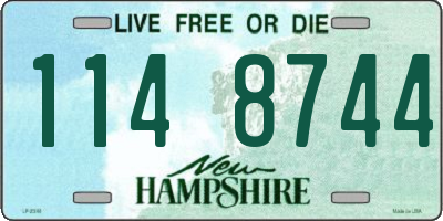 NH license plate 1148744