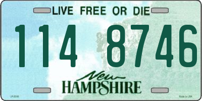 NH license plate 1148746