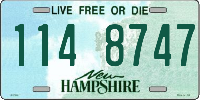 NH license plate 1148747