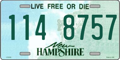 NH license plate 1148757