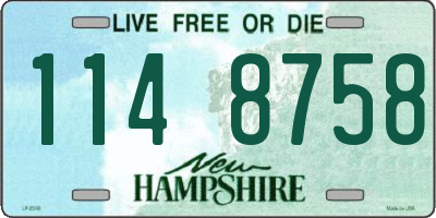 NH license plate 1148758