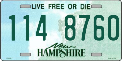 NH license plate 1148760